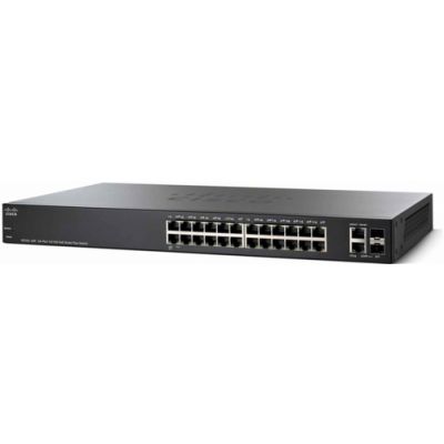 Cisco Small Business SF220-24P Managed L2 Fast Ethernet (10/100) Power over Ethernet (PoE) Schwarz