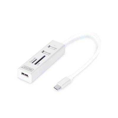 Digitus USB Type-C™ OTG 3-Port Hub + Kartenleser