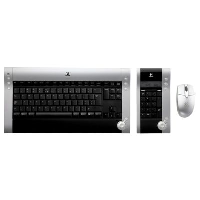 Logitech diNovo Cordless Desktop for Notebooks(German) Tastatur Maus enthalten RF Wireless