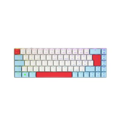 CHERRY MX-LP 2.1 Compact Wireless Tastatur RF Wireless + Bluetooth QWERTZ Deutsch Weiß