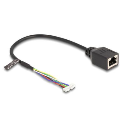 DeLOCK 88007 Netzwerkkabel Schwarz 0,3 m Cat5e