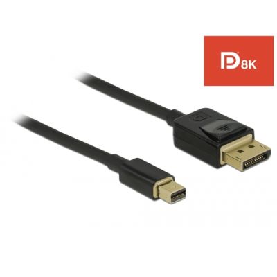 DeLOCK 84927 DisplayPort-Kabel 1 m Mini DisplayPort Schwarz