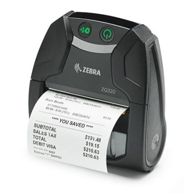 Zebra ZQ320 Etikettendrucker Direkt Wärme 203 x 203 DPI 100 mm/sek Verkabelt & Kabellos Bluetooth