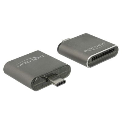 DeLOCK 91498 Kartenleser USB 3.2 Gen 1 (3.1 Gen 1) Type-C Schwarz