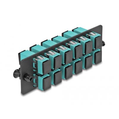 DeLOCK 66928 LWL-Steckverbinder SC/SC 1 Stück(e) Aqua-Farbe, Schwarz
