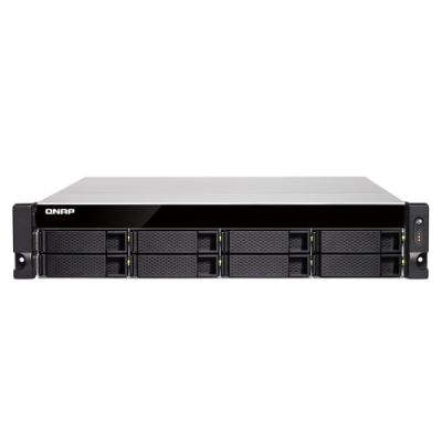 QNAP TS-877XU-RP NAS Rack (2U) Ethernet/LAN Schwarz, Grau 2600