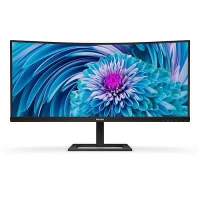Philips E Line 346E2CUAE/00 Computerbildschirm 86,4 cm (34") 3440 x 1440 Pixel Wide Quad HD+ LCD Schwarz