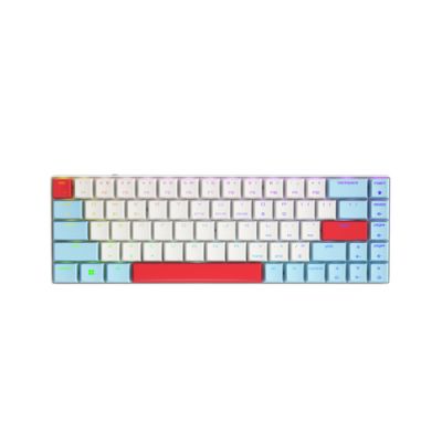 CHERRY MX-LP 2.1 Compact Wireless Tastatur RF Wireless + Bluetooth QWERTY US Englisch Weiß