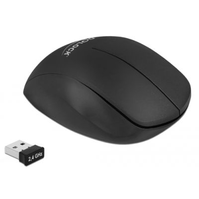 DeLOCK 12598 Maus rechts Bluetooth + USB Type-A 1600 DPI