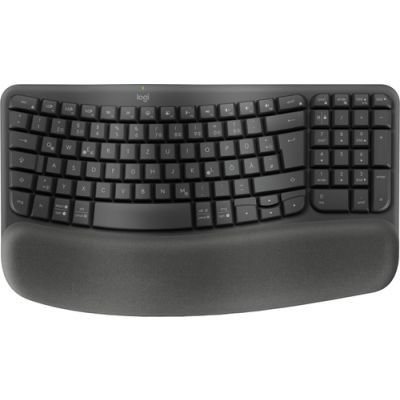 Logitech Wave Keys for Business Tastatur RF Wireless + Bluetooth QWERTZ Deutsch Graphit