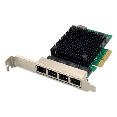 Digitus 4 Port 2,5 Gigabit Ethernet Netzwerkkarte, RJ45, PCI Express, Realtek Chipsatz