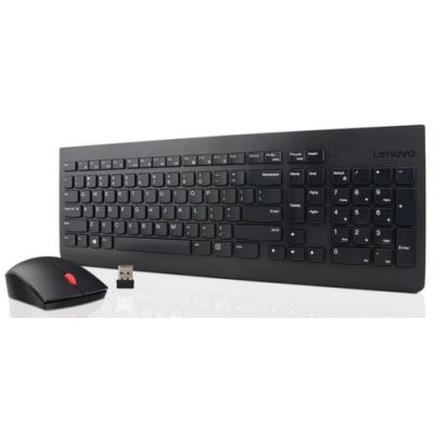 Lenovo 4X30M39472 Tastatur Maus enthalten RF Wireless Deutsch Schwarz