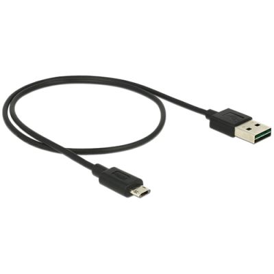DeLOCK 83845 USB Kabel 0,5 m USB 2.0 USB A Micro-USB B Schwarz