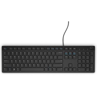 DELL KB216 Tastatur USB AZERTY Französisch Schwarz