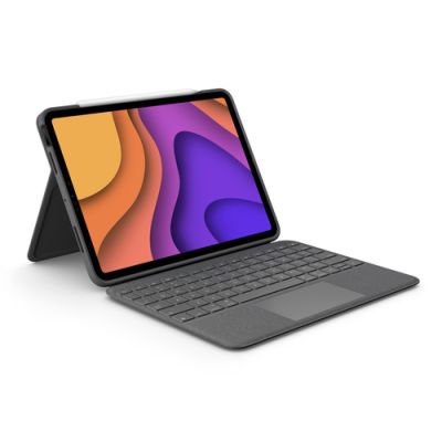 Logitech Folio Touch Grau Smart Connector US International