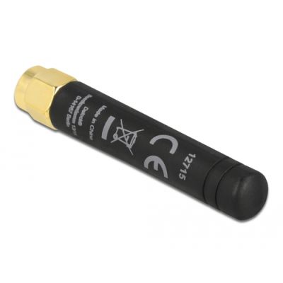 DeLOCK 12715 Netzwerk-Antenne Omnidirektionale Antenne SMA 1,6 dBi