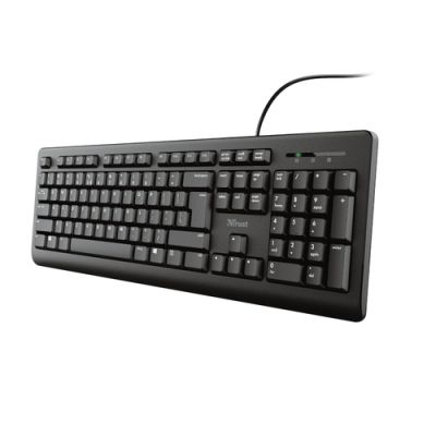Trust TK-150 Tastatur USB QWERTY Spanisch Schwarz