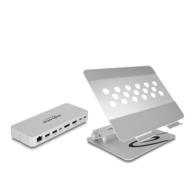 DeLOCK 18442 laptop-ständer Laptop- & Tablet-Ständer Silber 39,6 cm (15.6")
