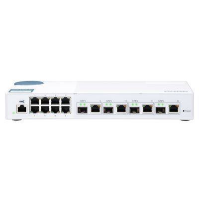 QNAP QSW-M408-4C Netzwerk-Switch Managed L2 Gigabit Ethernet (10/100/1000) Weiß