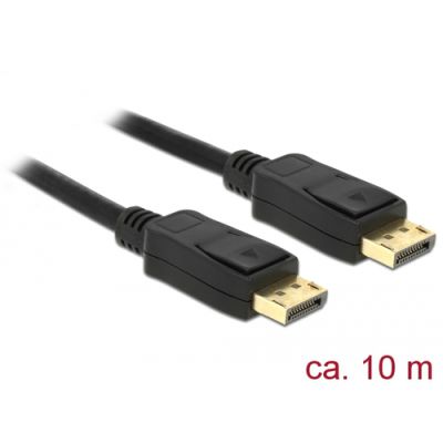 DeLOCK 84862 DisplayPort-Kabel 10 m Schwarz