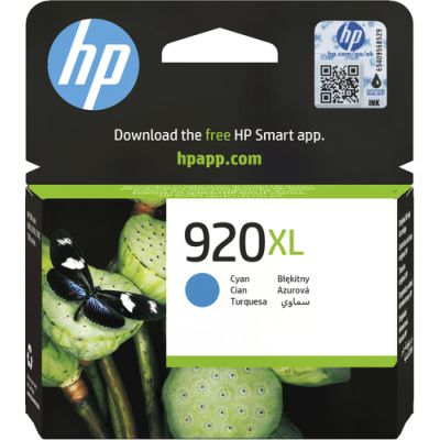 HP 920XL Cyan Original Druckerpatrone mit hoher Reichweite