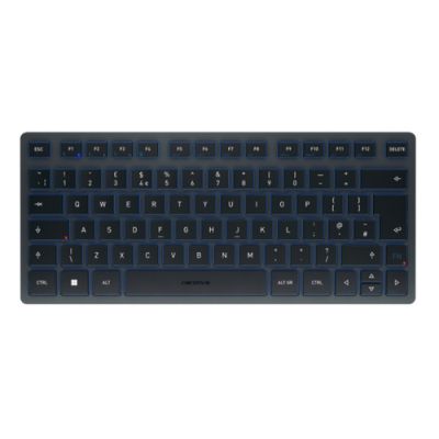 CHERRY KW 7100 MINI BT Tastatur Bluetooth QWERTY UK Englisch Blau