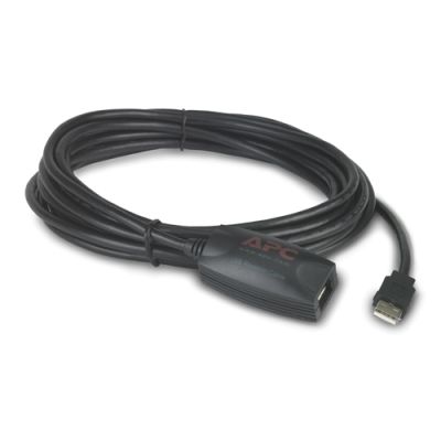 APC NetBotz USB Latching Repeater Cable, LSZH - 5m USB Kabel 5,00 m USB A Schwarz