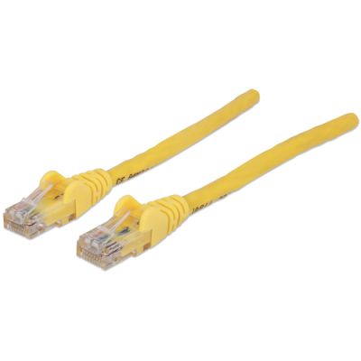 Intellinet Premium Netzwerkkabel, Cat6a, S/FTP, 100% Kupfer, Cat6a-zertifiziert, LS0H, RJ45-Stecker/RJ45-Stecker, 30,0 m, gelb