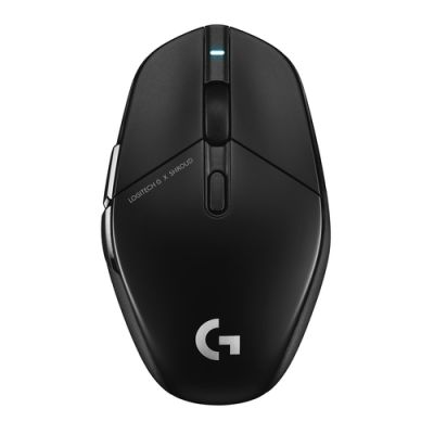Logitech G G303 Shroud Edition Maus rechts RF Wireless + Bluetooth Optisch 25600 DPI