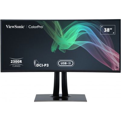 Viewsonic VP3881A Computerbildschirm 96,5 cm (38") 3840 x 1600 Pixel Quad HD+ LED Schwarz