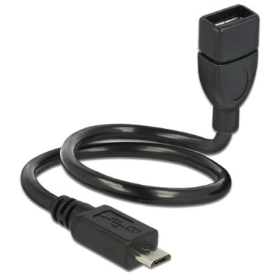 DeLOCK 83927 USB Kabel 0,35 m USB 2.0 Micro-USB B USB A Schwarz