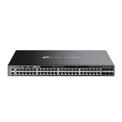 TP-Link Omada SG6654X Netzwerk-Switch Managed L3 Gigabit Ethernet (10/100/1000) 1U Schwarz