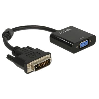 DeLOCK 0.16m DVI-D/VGA 0,245 m VGA (D-Sub) Schwarz