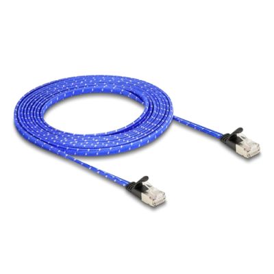 DeLOCK 80385 Netzwerkkabel Blau 3 m Cat6a U/FTP (STP)
