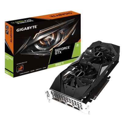 Gigabyte GV-N166TWF2-6GD Grafikkarte NVIDIA GeForce GTX 1660 Ti 6 GB GDDR6
