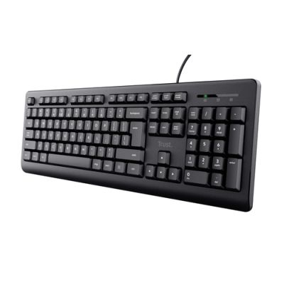 Trust TK-150 Tastatur USB Französisch Schwarz
