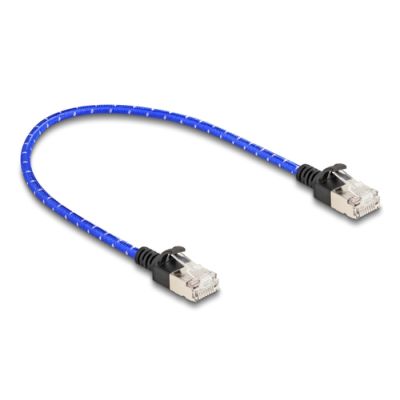 DeLOCK 80375 Netzwerkkabel Blau 0,3 m Cat6a U/FTP (STP)