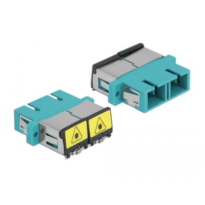 DeLOCK 86895 LWL-Steckverbinder SC/SC 1 Stück(e) Aqua-Farbe