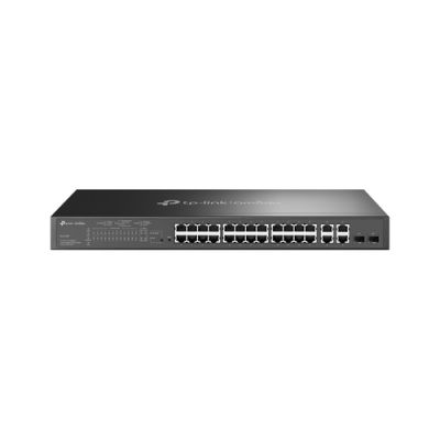 TP-Link Omada 24-Port 10/100Mbps + 4-Port Gigabit Smart Switch with 24-Port PoE+