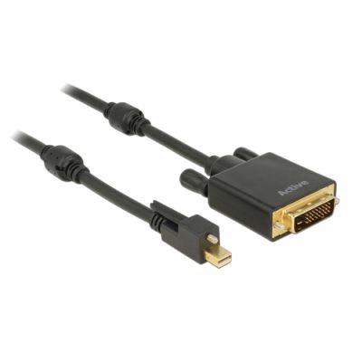 DeLOCK 83725 Videokabel-Adapter 1 m Mini DisplayPort DVI-D Schwarz