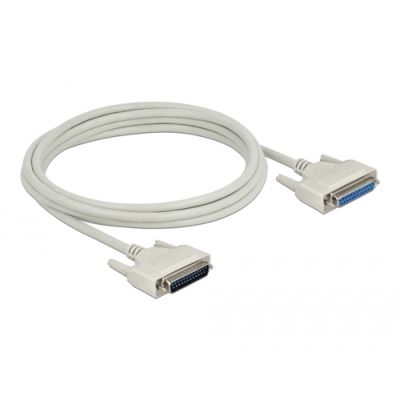 DeLOCK 83209 Serien-Kabel Beige 3 m D-Sub 25 Pin