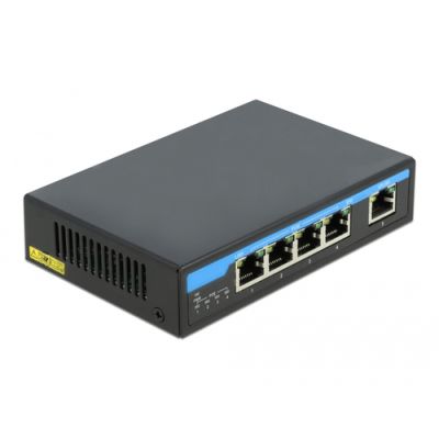DeLOCK 87764 Netzwerk-Switch Gigabit Ethernet (10/100/1000) Power over Ethernet (PoE) Schwarz