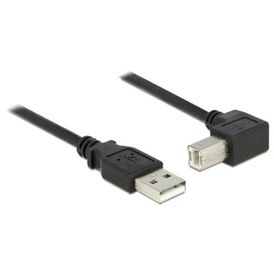 DeLOCK 1m, USB 2.0-A - USB 2.0-B USB Kabel USB A USB B Schwarz