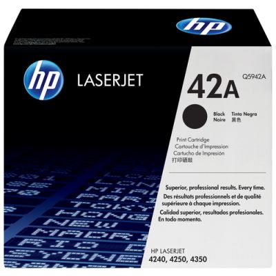 HP 42A Schwarz Original LaserJet Tonerkartusche