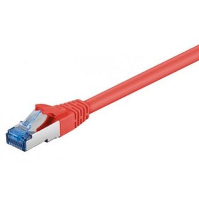 M-Cab CAT6A Netzwerkkabel S-STP,PIMF, halogenfrei, 10GB, rot, 1.50m