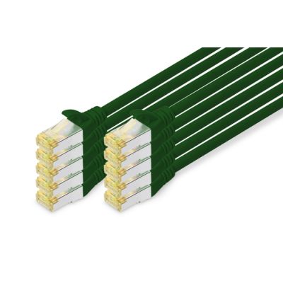 Digitus CAT 6A S/FTP Patchkabel, 10 Stück