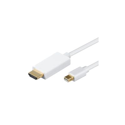 M-Cab DisplayPort mini - HDMI Anschlusskabel, St/St, 1m, weiß