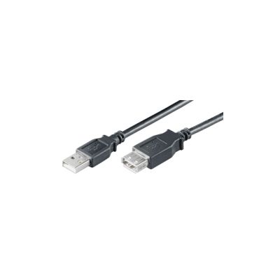 M-Cab USB 2.0 Hi-Speed Kabel - A/A - St/Bu - 1.8m - schwarz