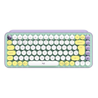 Logitech POP Keys Wireless Mechanical Keyboard With Emoji Keys Tastatur Bluetooth QWERTY Englisch Mintfarbe