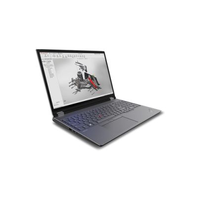 Lenovo ThinkPad P16 Mobiler Arbeitsplatz 40,6 cm (16") WQXGA Intel® Core™ i7 i7-13700HX 32 GB DDR5-SDRAM 1 TB SSD NVIDIA RTX 3500 Ada Wi-Fi 6E (802.11ax) Windows 11 Pro Grau, Schwarz